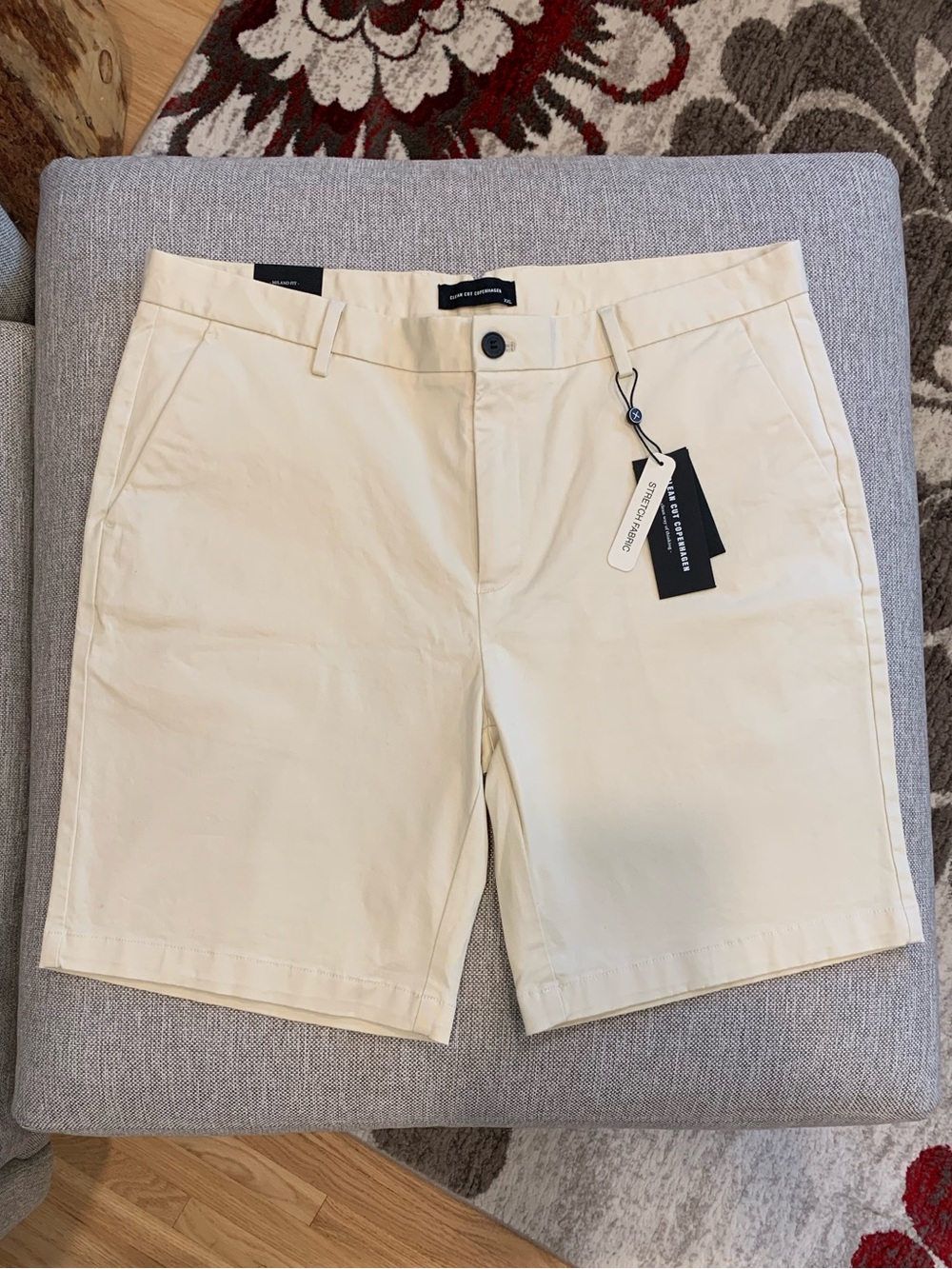 NWT Men's Clean Cut Copenhagen Milano Fit Twill Shorts